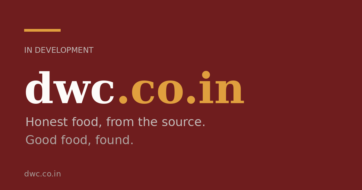 Link preview image for dwc.co.in